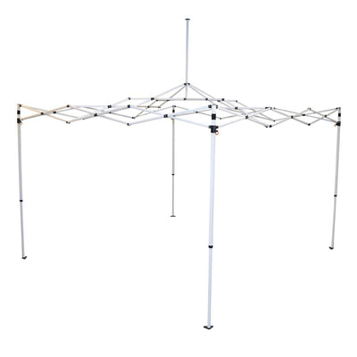 Caravan Canopy Pro 2 12 x 12 Foot Straight Leg Instant Canopy & Sidewalls, White - VMInnovations