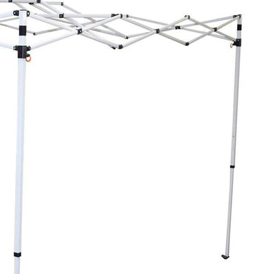 Caravan Canopy Pro 2 12 x 12 Foot Straight Leg Instant Canopy & Sidewalls, White - VMInnovations