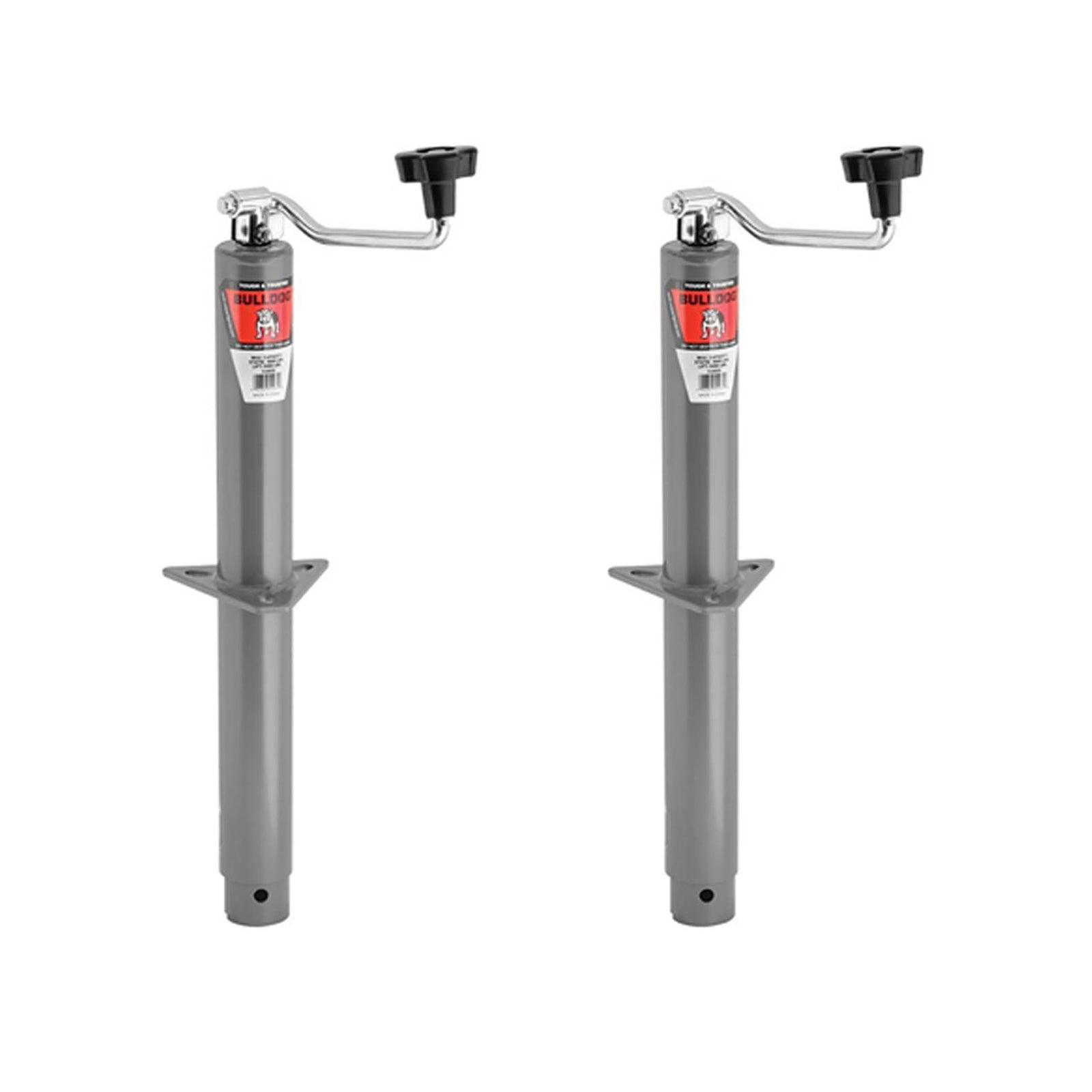 Fulton Bulldog Round Bolt On 5000 Pound Lift A Frame Truck Trailer Jack (2 Pack) - VMInnovations