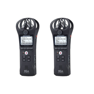 Zoom ZH1N Portable Wireless Digital Audio Recorder and Microphone  (2 Pack)