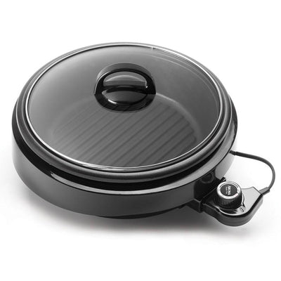 Aroma ASP 137B Grill Steamer Slow Cooker Nonstick 3 in 1 Grillet (Open Box)