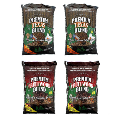 Green Mountain Texas Hardwood Grill Pellets (2 Pack), Fruitwood Pellets (2 Pack)