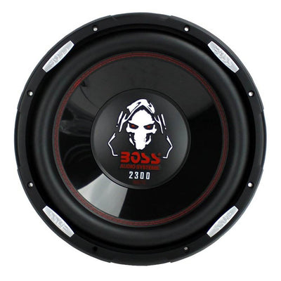 Boss Phantom 12" 2300W Car Audio Subwoofer (3 Pack) & Dual 12" Vented Sub Box