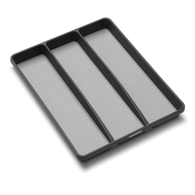 MadeSmart Large Kitchen 3 Compartment Utensil Tray Drawer Organizer (2 Pack)