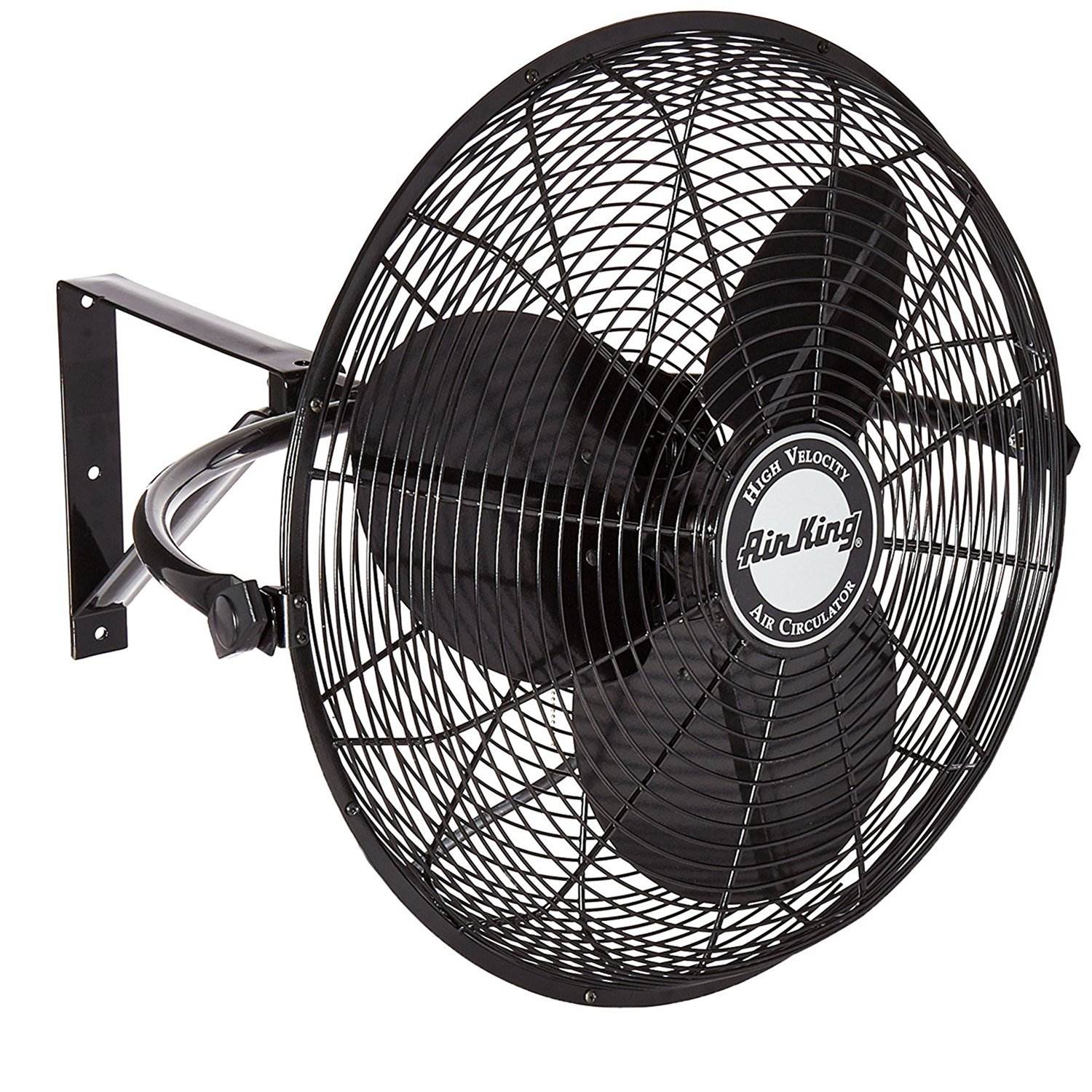 Air King 20" 1/6 HP 3-Speed Non-Oscillating Enclosed Wall Mount Fan (5 Pack)