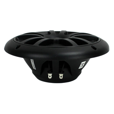 BOSS Audio MR6B 6.5" 180W Dual Cone Marine Full Range Speakers, Black (12 Pack)