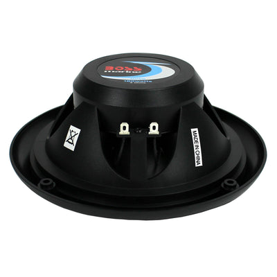 BOSS Audio MR6B 6.5" 180W Dual Cone Marine Full Range Speakers, Black (12 Pack)