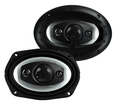 Boss 6" x 9" 500W 4 Way Speakers (4 Pack) & 6.5" 300W 3 Way Speakers (4 Pack)