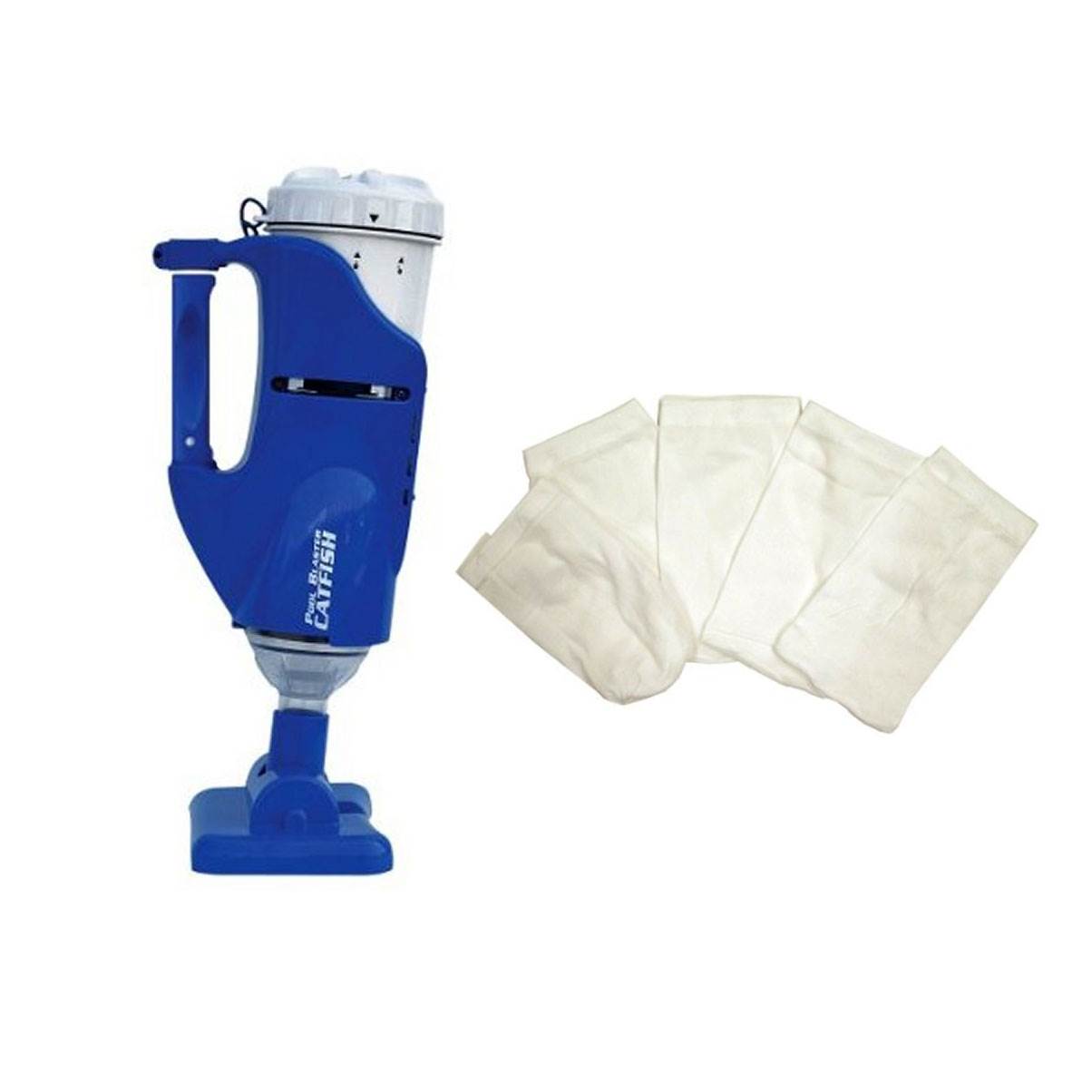 Water Tech Microfilter Cleaner Bags (5 Pack) & Catfish Swimming Pool Spa Vacuum