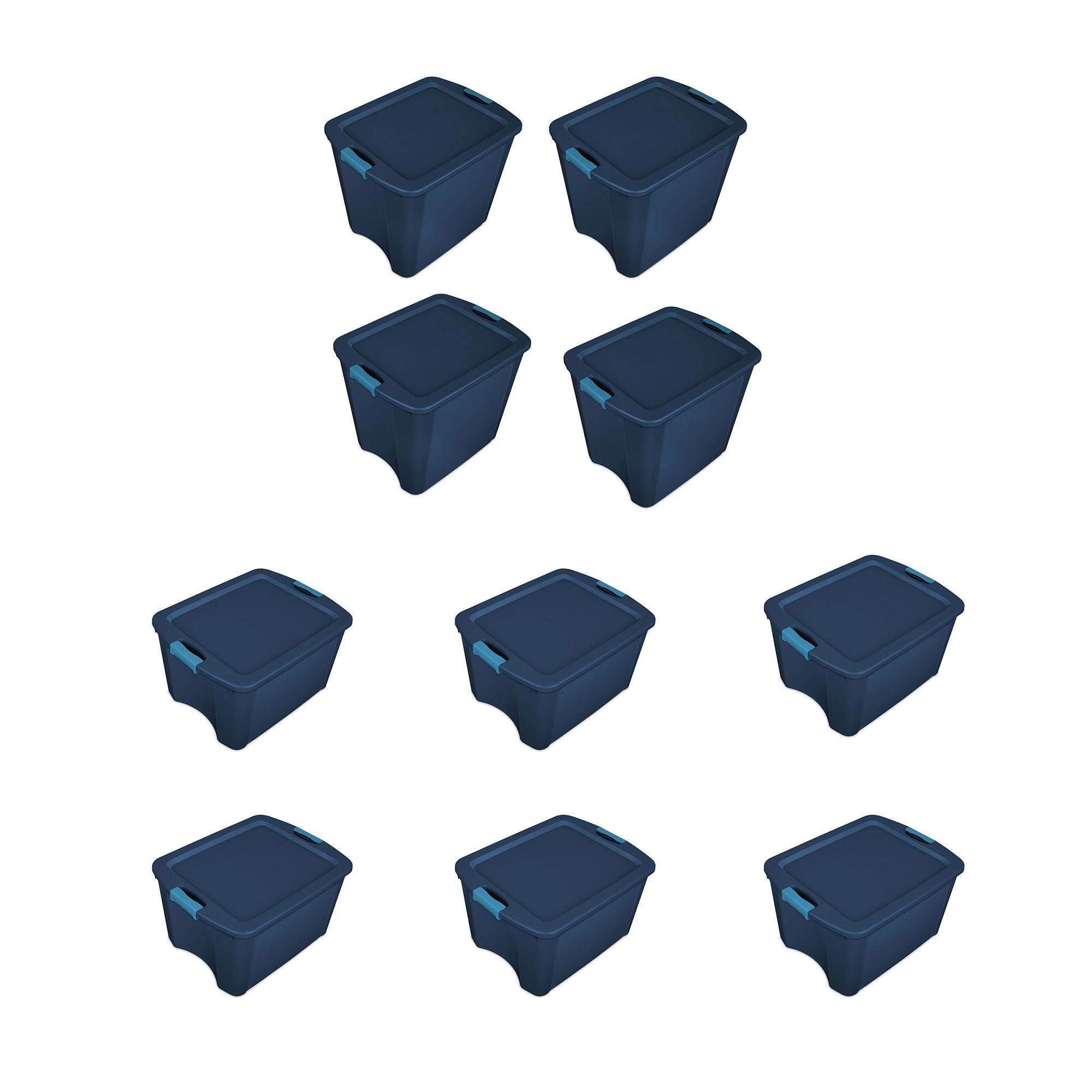 Sterilite 26 Gallon (4 Pack) & 18 Gallon (6 Pack) Latch and Carry Storage Tote