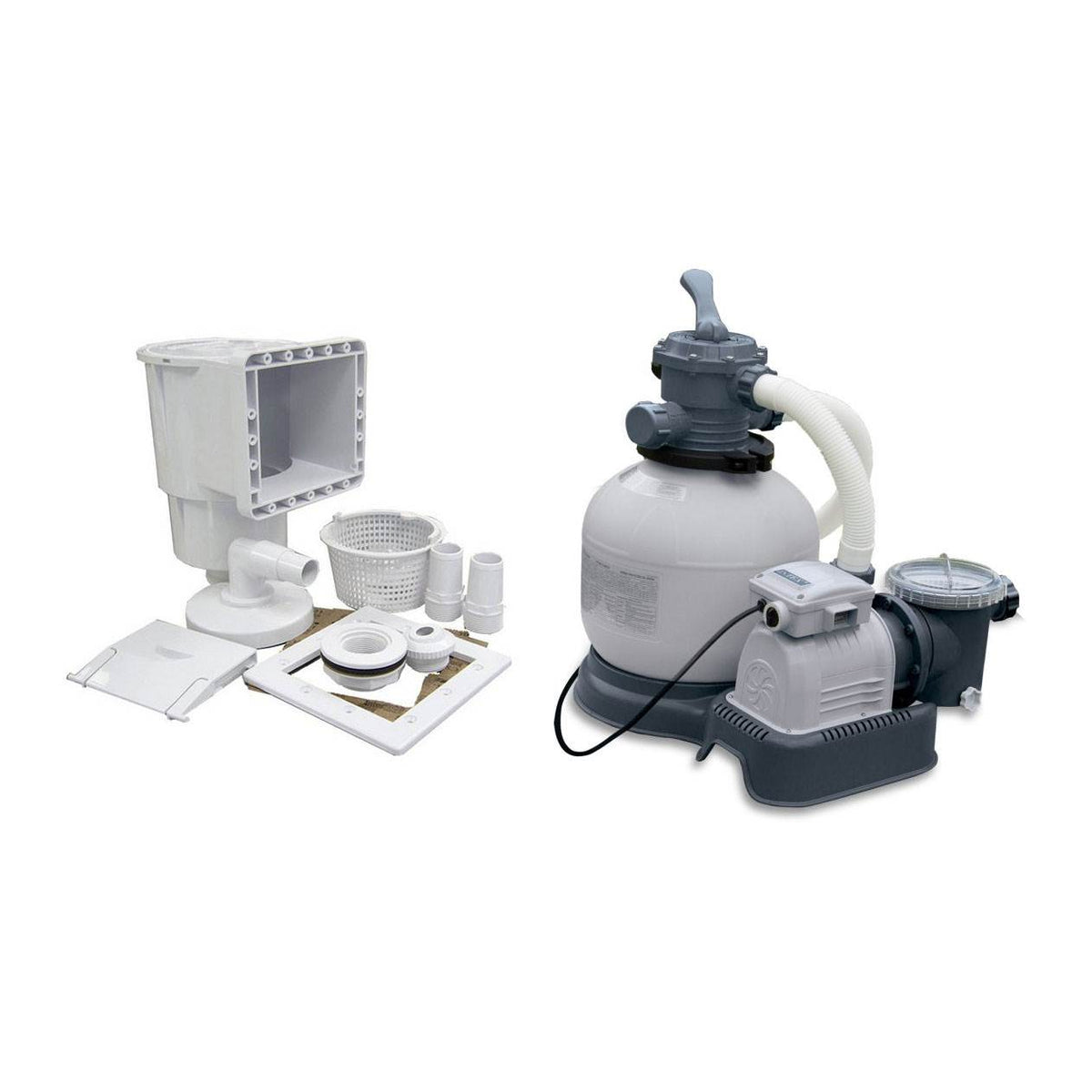 HAYWARD Above Ground Swimming Pool Dyna Skimmer & 2800 GPH Sand Filter Pump