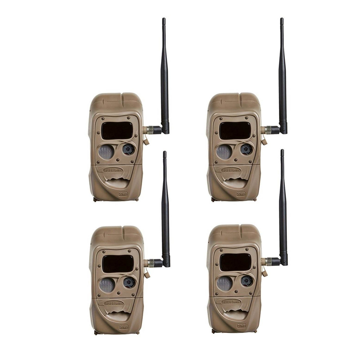 Cuddeback 4 Black Flash CuddeLink 20MP Wireless Game Trail Camera (8 Pack)