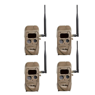 Cuddeback 4 Black Flash CuddeLink 20MP Wireless Game Trail Camera (8 Pack)