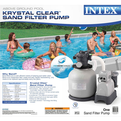 HAYWARD Above Ground Swimming Pool Dyna Skimmer 3000 GPH Sand Filter Pump