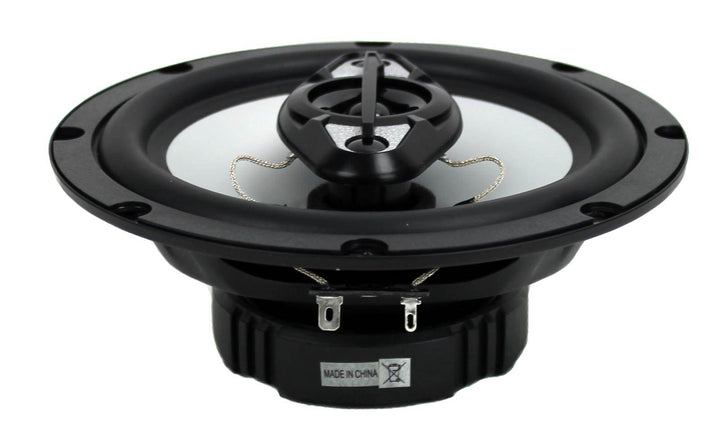 BOSS NX654 6.5" 400W 4-Way Car Audio Coaxial Speakers Stereo, Black (6 Speakers)