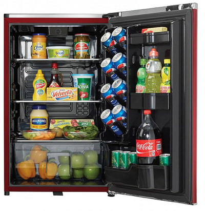 Danby 4.4 Cubic Feet Compact Sized Mini Beverage Refrigerator, Red (2 Pack)