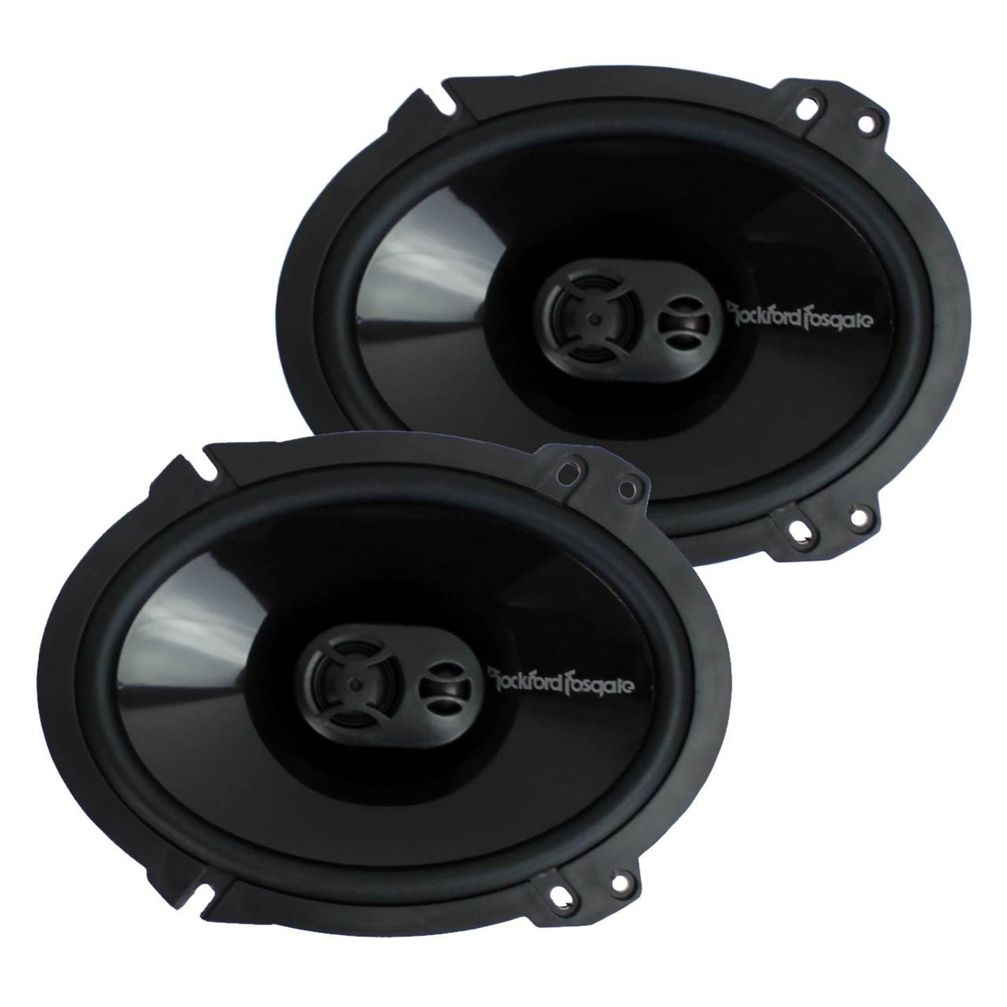 2 Rockford Fosgate P1683 130W & 2 Rockford Fosgate R168X2 110W 6x8 Speakers