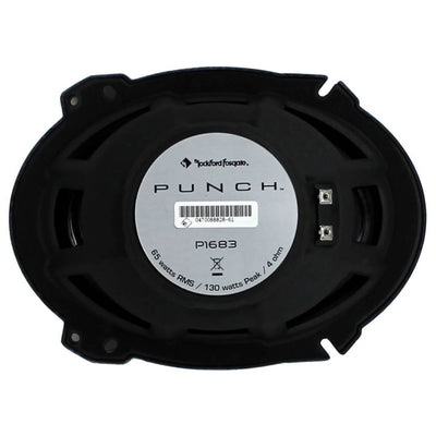 2 Rockford Fosgate P1683 130W & 2 Rockford Fosgate R168X2 110W 6x8 Speakers