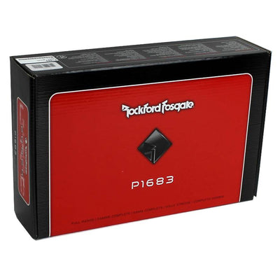 2 Rockford Fosgate P1683 130W & 2 Rockford Fosgate R168X2 110W 6x8 Speakers