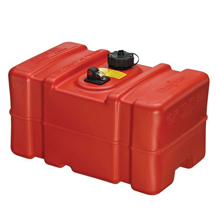 Scepter Portable 12 Gallon Fuel Tank, Rectangular Tall Profile Marine Fuel Can