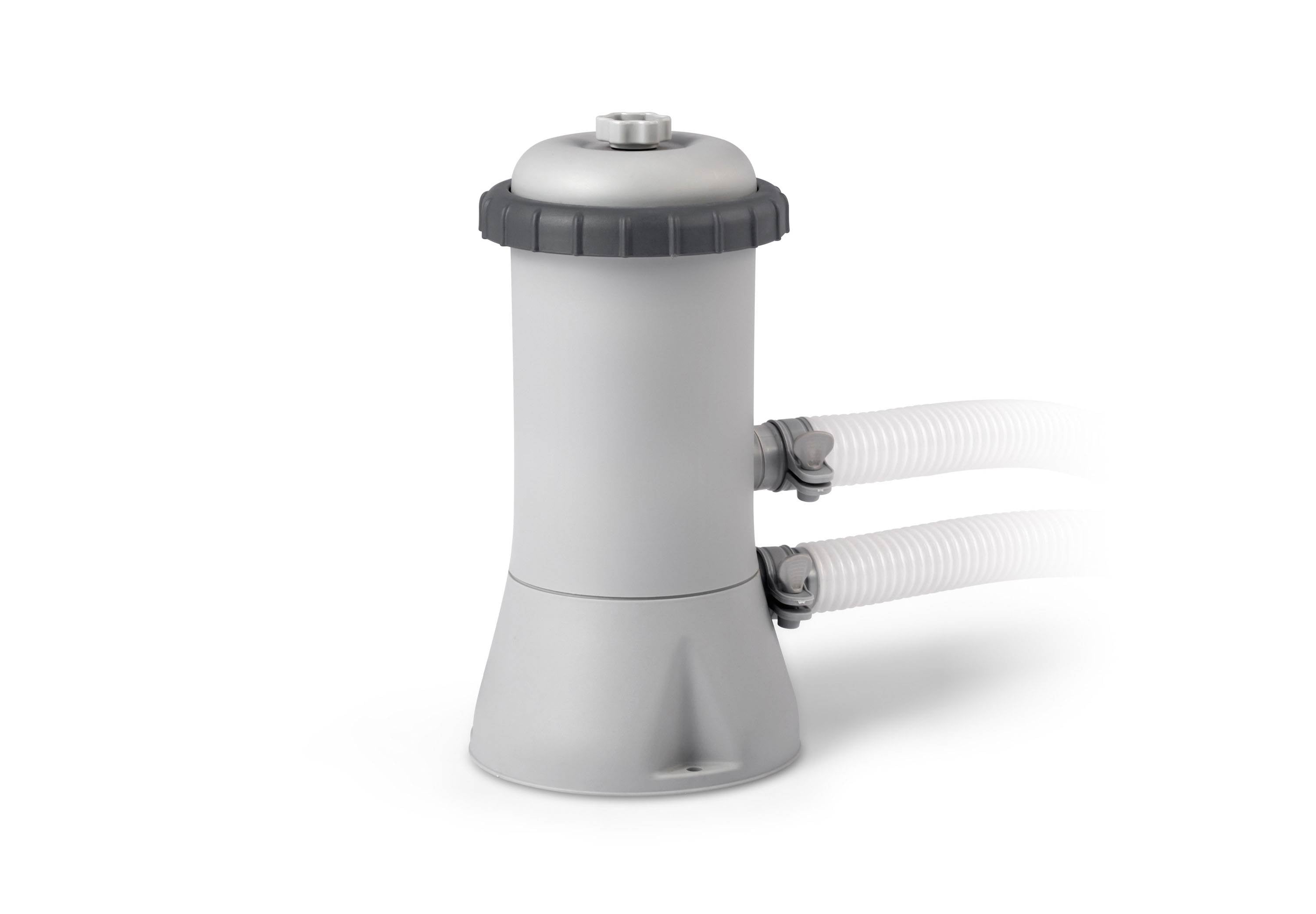 Intex 10 Foot Easy Set Pool Debris Cover & 530 GPH Pool Cartridge Filter Pump - VMInnovations