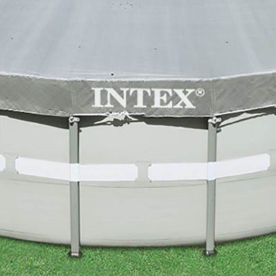 Intex 18' Round Easy Set Solar Vinyl Cover with 18' Debris Cover for Swim Pools - VMInnovations