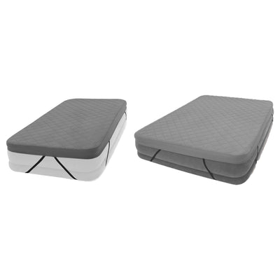 Intex Queen Cover for 22" Airbed & 200 Thread Quilt Fitted Twin Airbed Cover