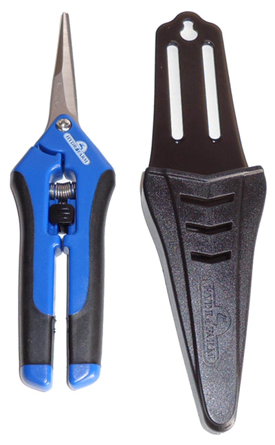Hydrofarm HGPP400C Precision Curved Blade Flower Garden Scissor Pruner (8 Pack)