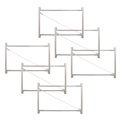 Adjust-A-Gate Steel Frame Gate Building Kit, 36-72 Inch Wide Opening (6 Pack) - VMInnovations