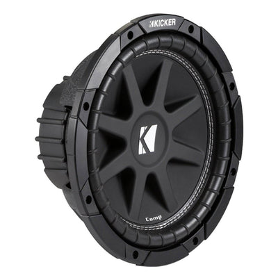 Kicker 15" 600W Car Audio Power Subwoofer (2 Pack) & 15" Vented Sub Box (2 Pack)