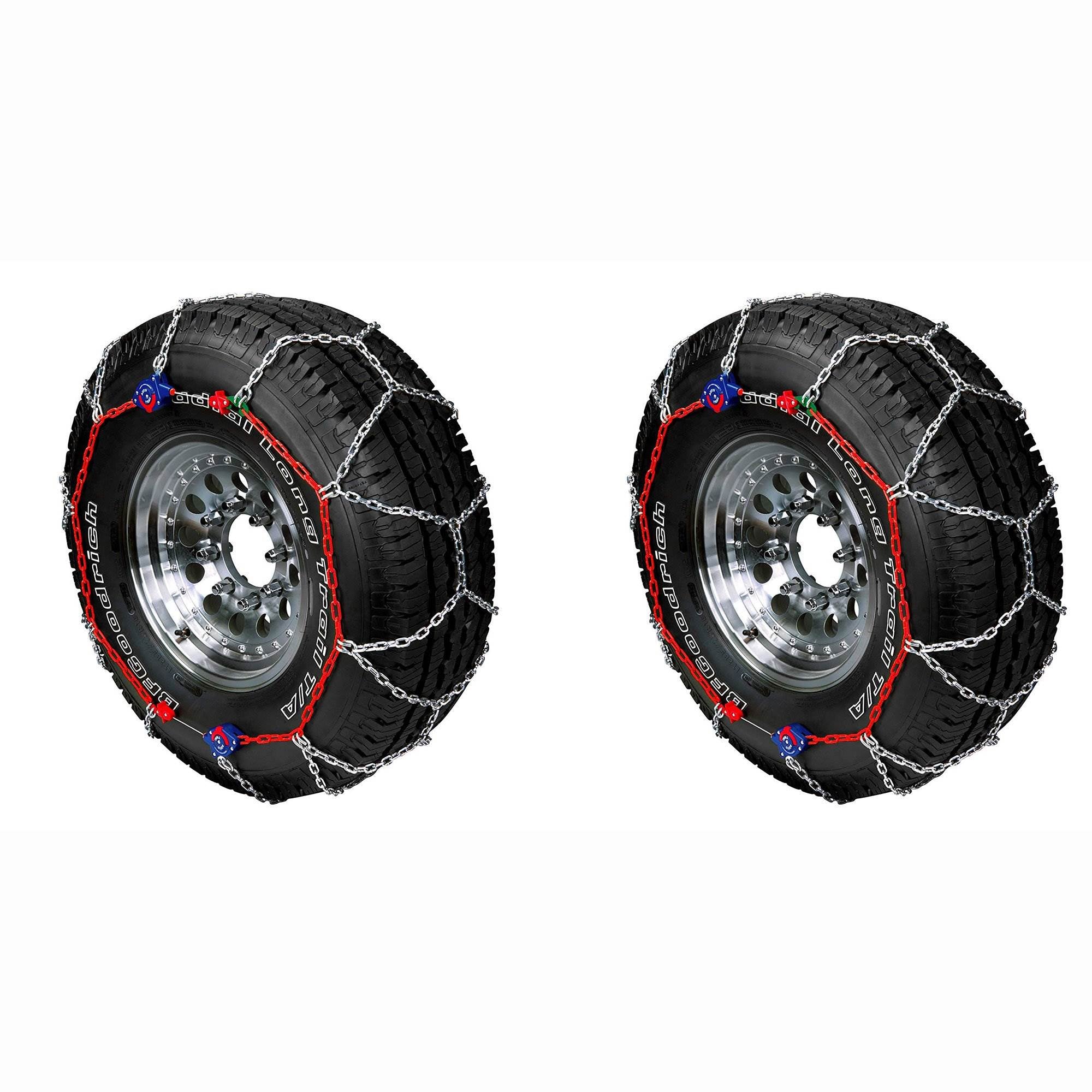Auto Trac Series 2300 Pickup Truck/SUV Traction Snow Tire Chains, 4 Pack - VMInnovations