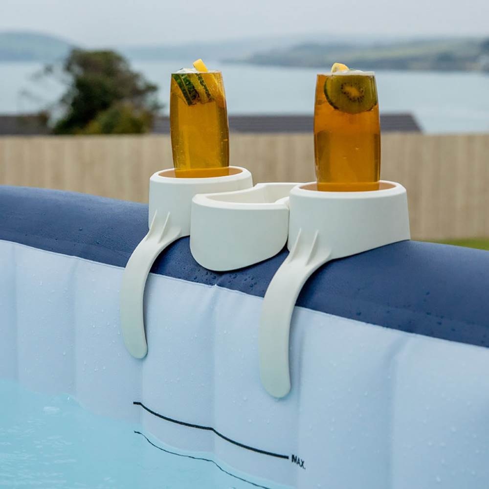 Bestway SaluSpa Drinks Holder Tray & Type S1 Pool Filter Cartridges (12 Pack) - VMInnovations