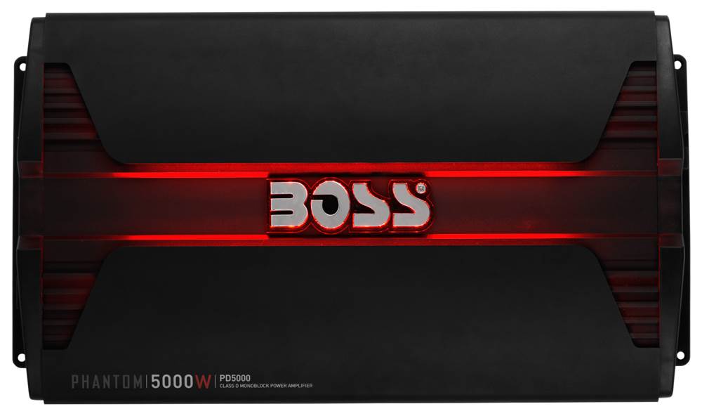 Boss Audio PD5000 5000W Mono D Car Audio Amplifier Power Amp w/ Remote (2 Pack)