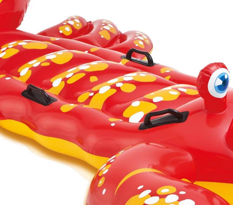 Intex Friendly Lobster and Gator Giant Inflatable Swimming Pool Ride-On Raft