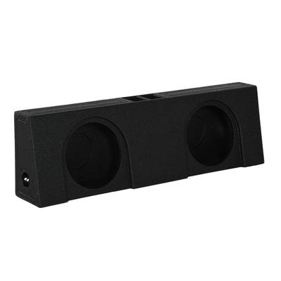 Q Power QBomb Dual 12" Vented Subwoofer Box w/ Black Bedliner Spray (Open Box)