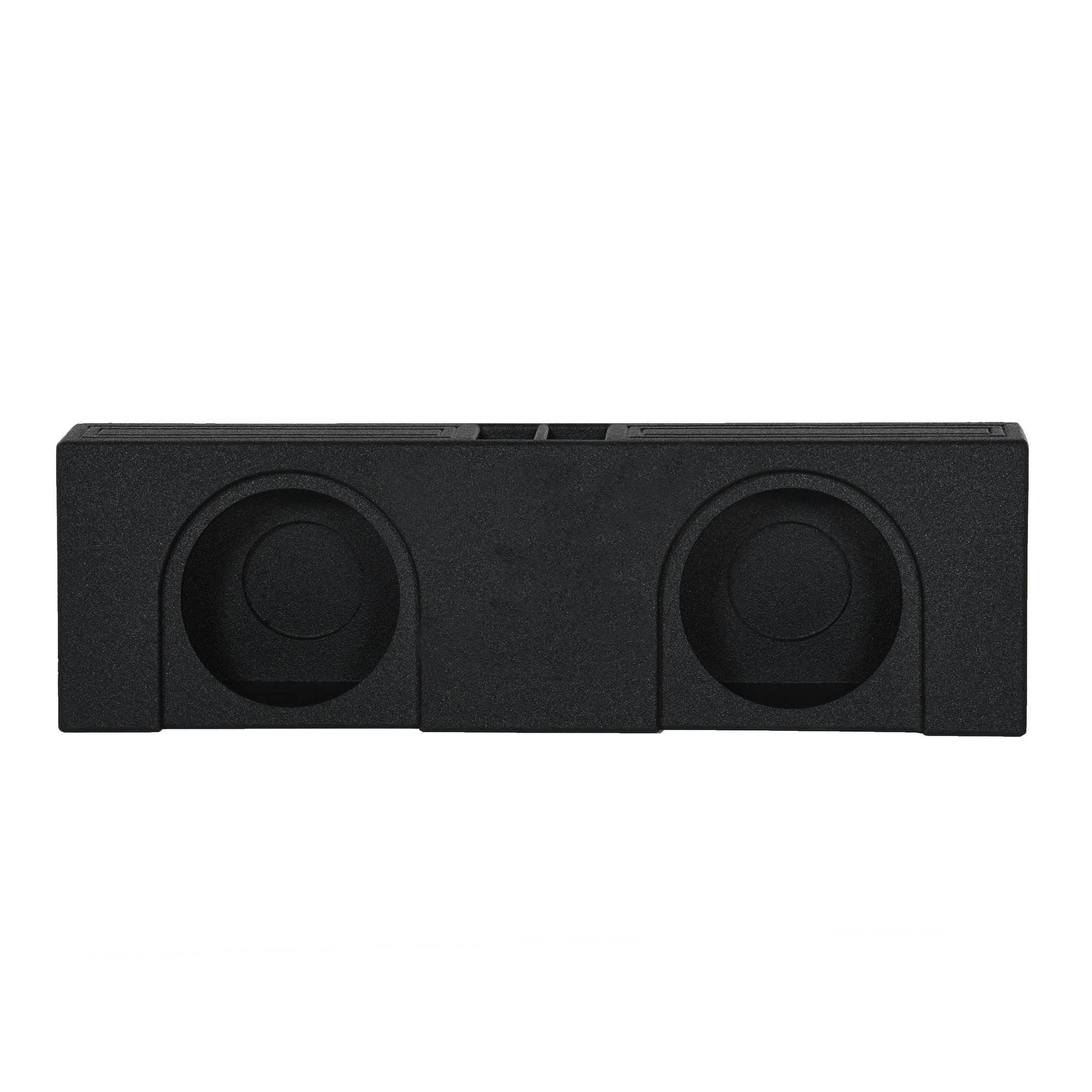 Q Power QBomb Dual 12" Vented Subwoofer Box w/ Black Bedliner Spray (Open Box)