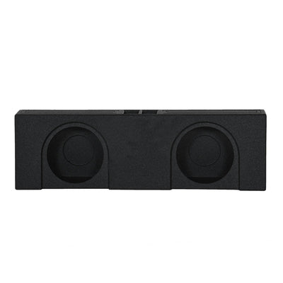 Q Power QBomb Dual 12" Vented Subwoofer Box w/ Black Bedliner Spray (Open Box)
