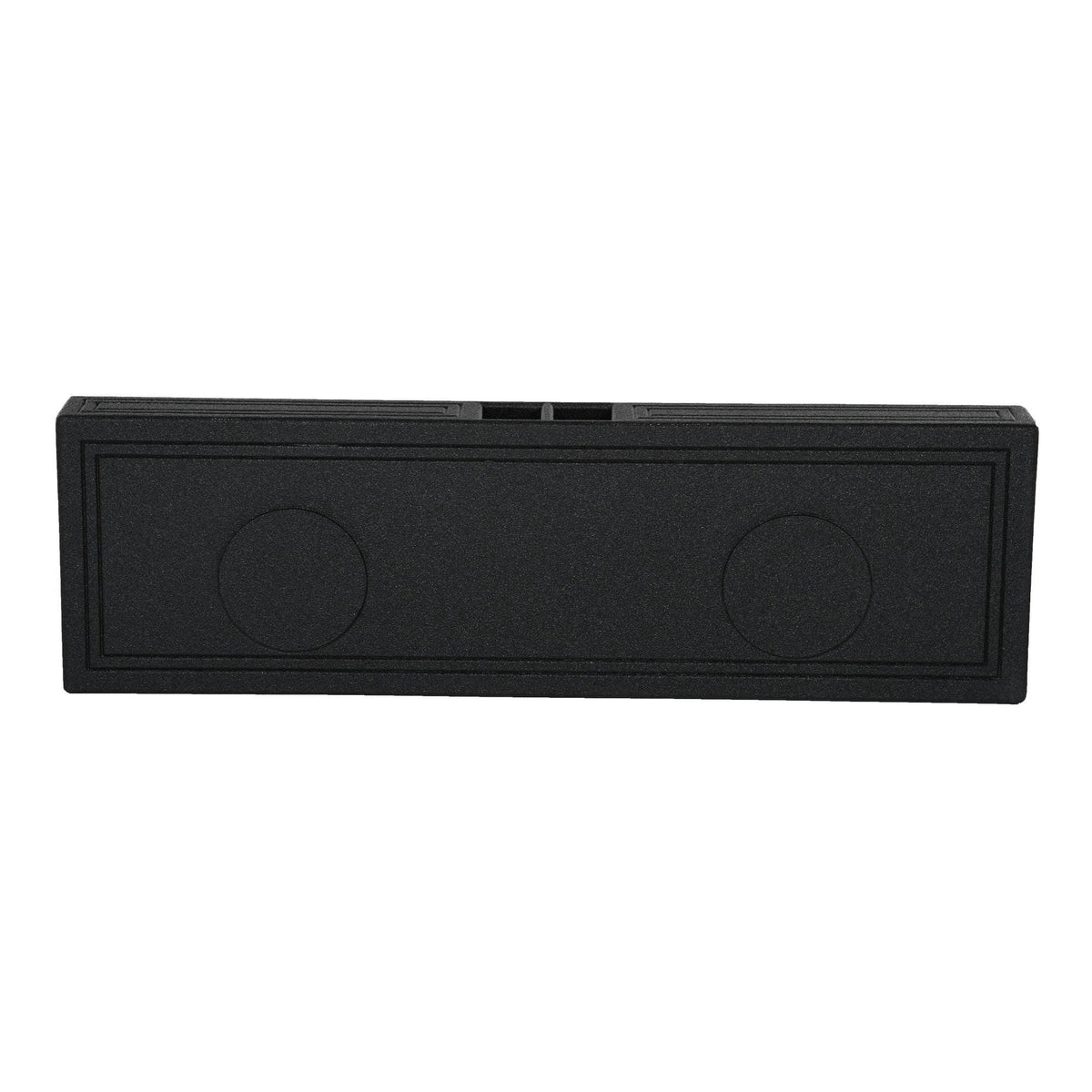 Q Power QBomb Dual 12" Vented Subwoofer Box w/ Black Bedliner Spray (Open Box)