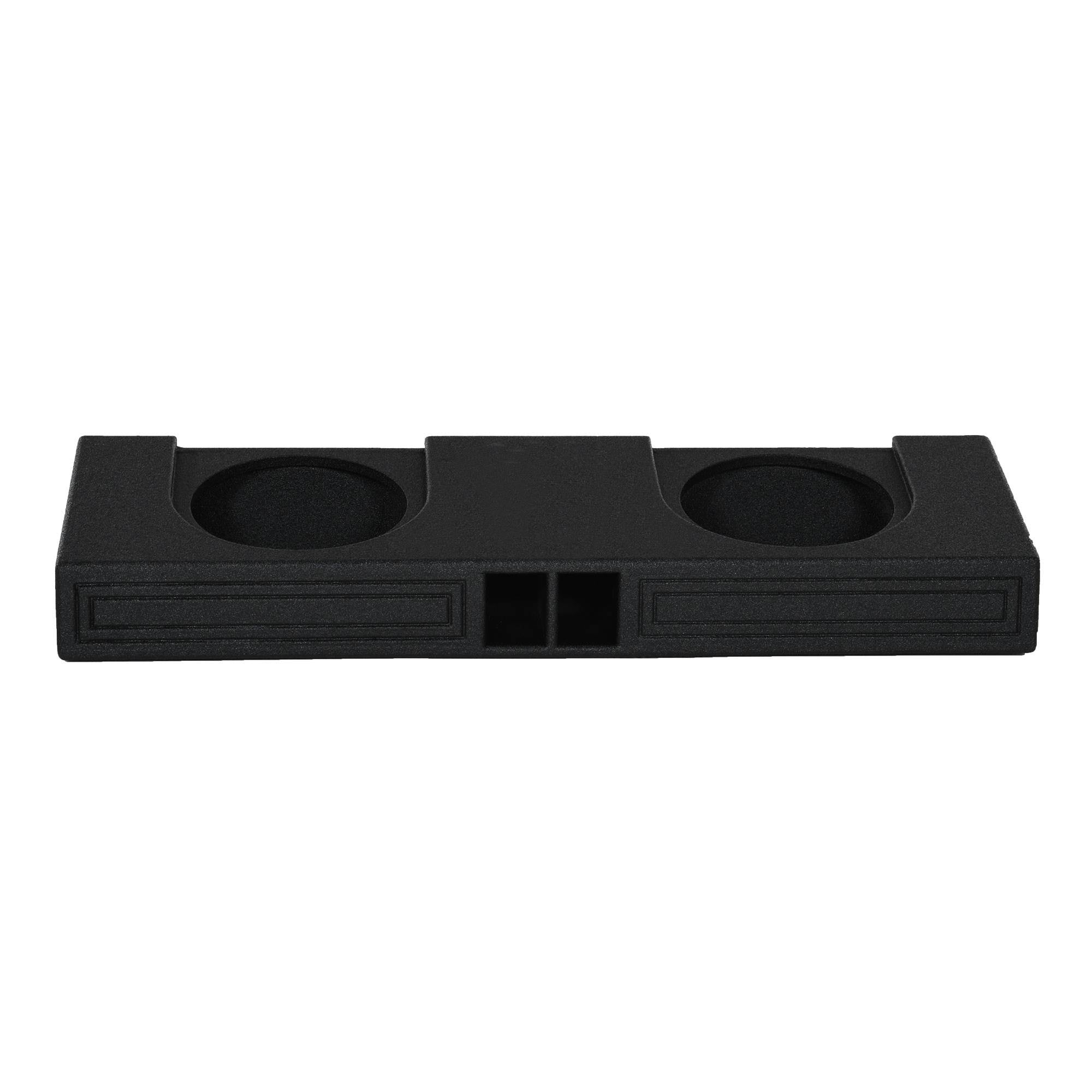 Q Power QBomb Dual 12" Vented Subwoofer Box w/ Black Bedliner Spray (Open Box)