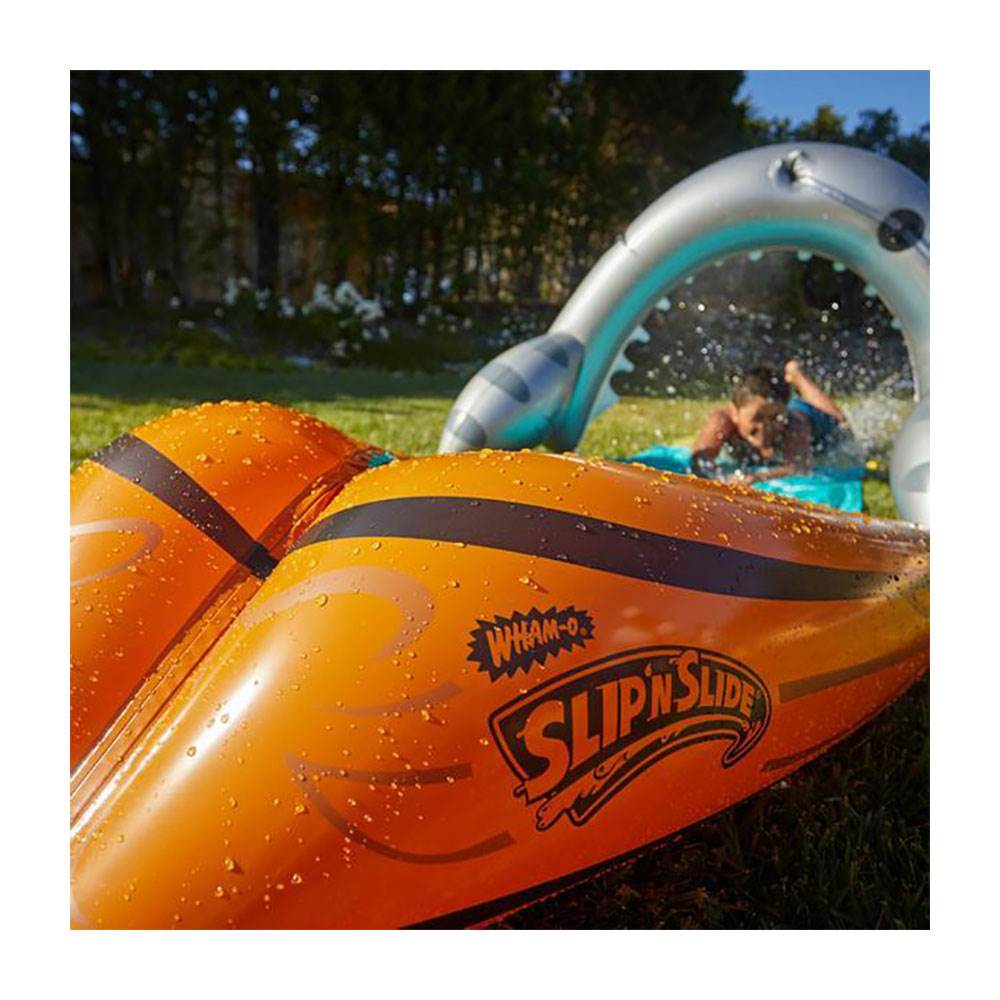 Wham O 16 Foot Backyard and Lawn Mega Shark Slip N Slide Water Slide Toy (Used)