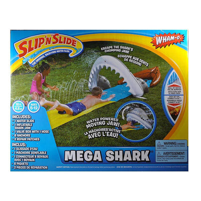 Wham O 16 Foot Backyard and Lawn Mega Shark Slip N Slide Water Slide Toy (Used)
