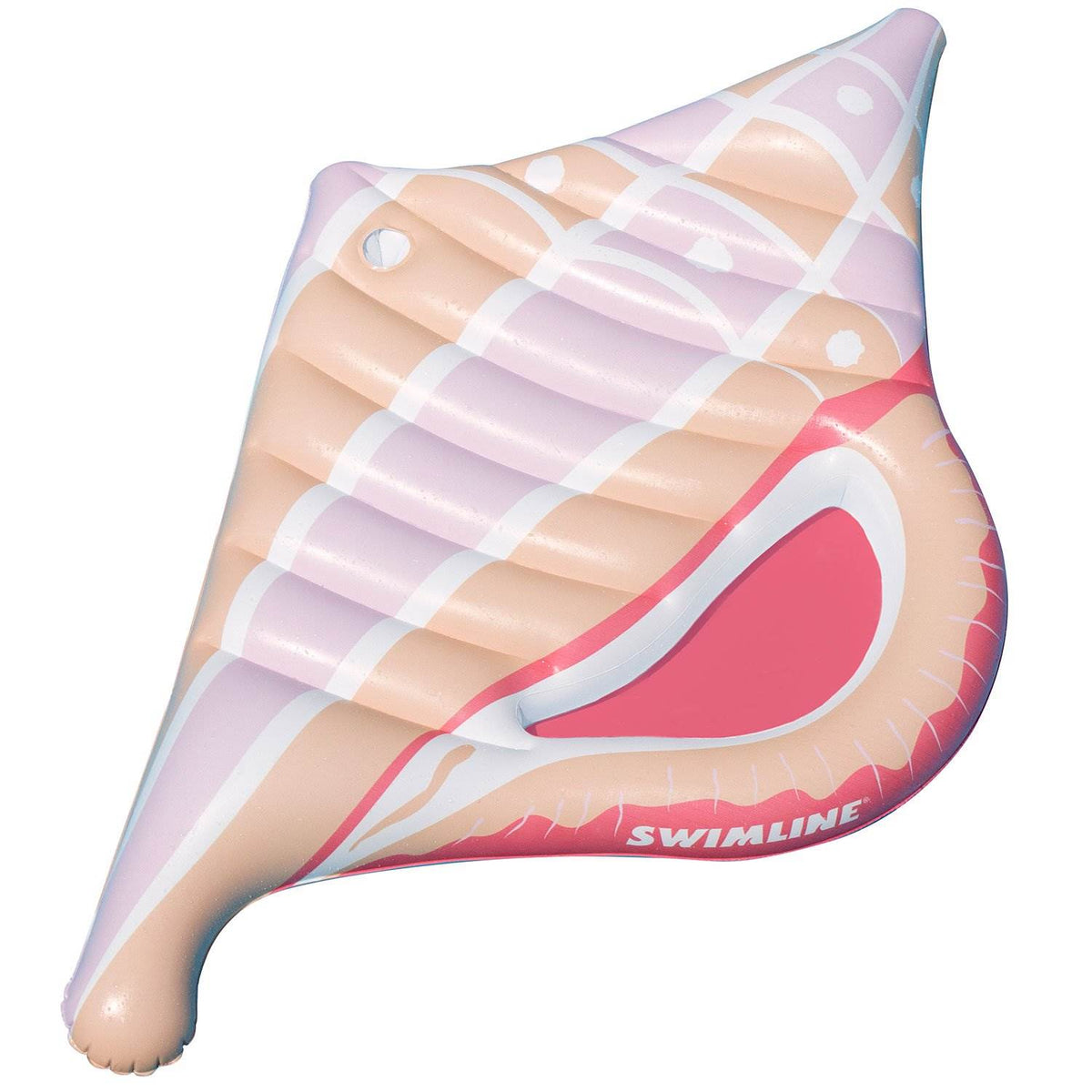 Swimline Inflatable Conch Floating Lounger Raft Mat for Swimming Pool (6 Pack)