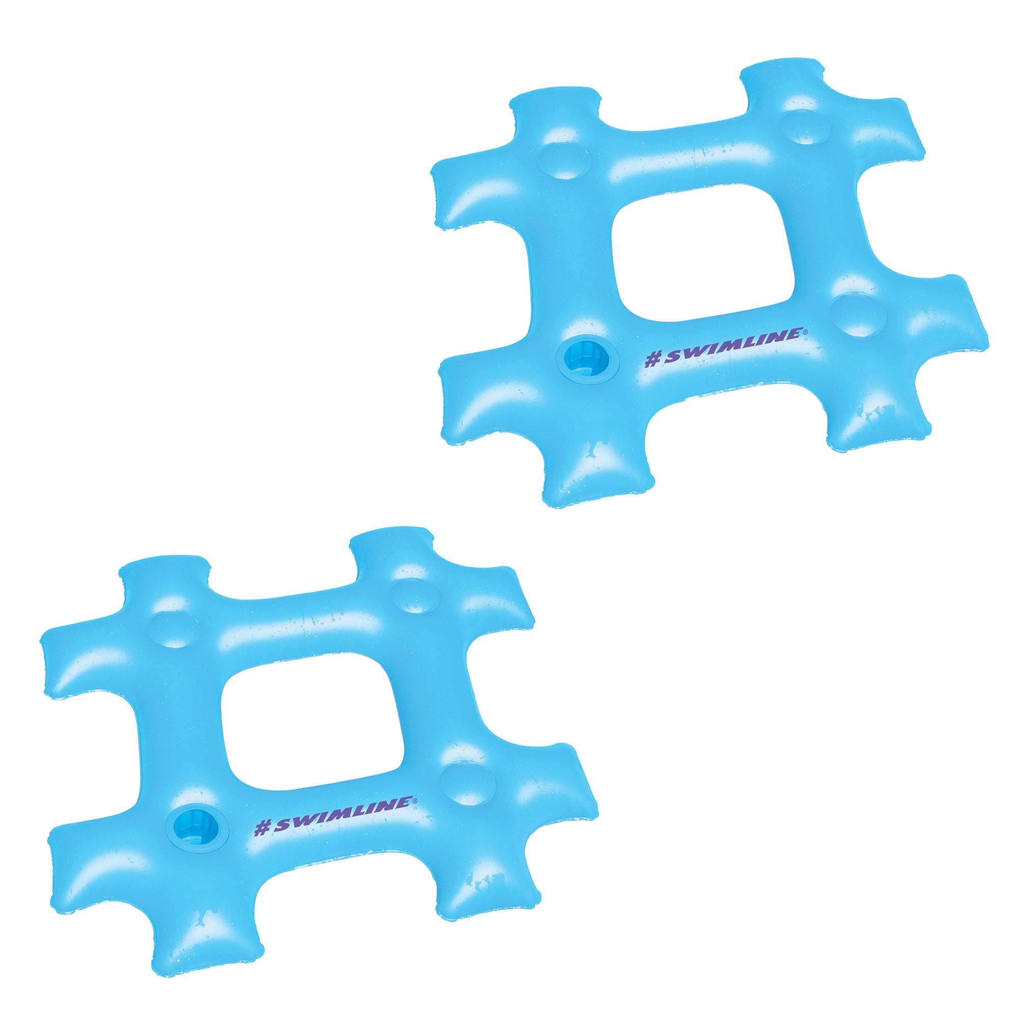 Swimline Inflatable Swimming Pool Trending Hashtag Float Tube Raft Toy (2 Pack)