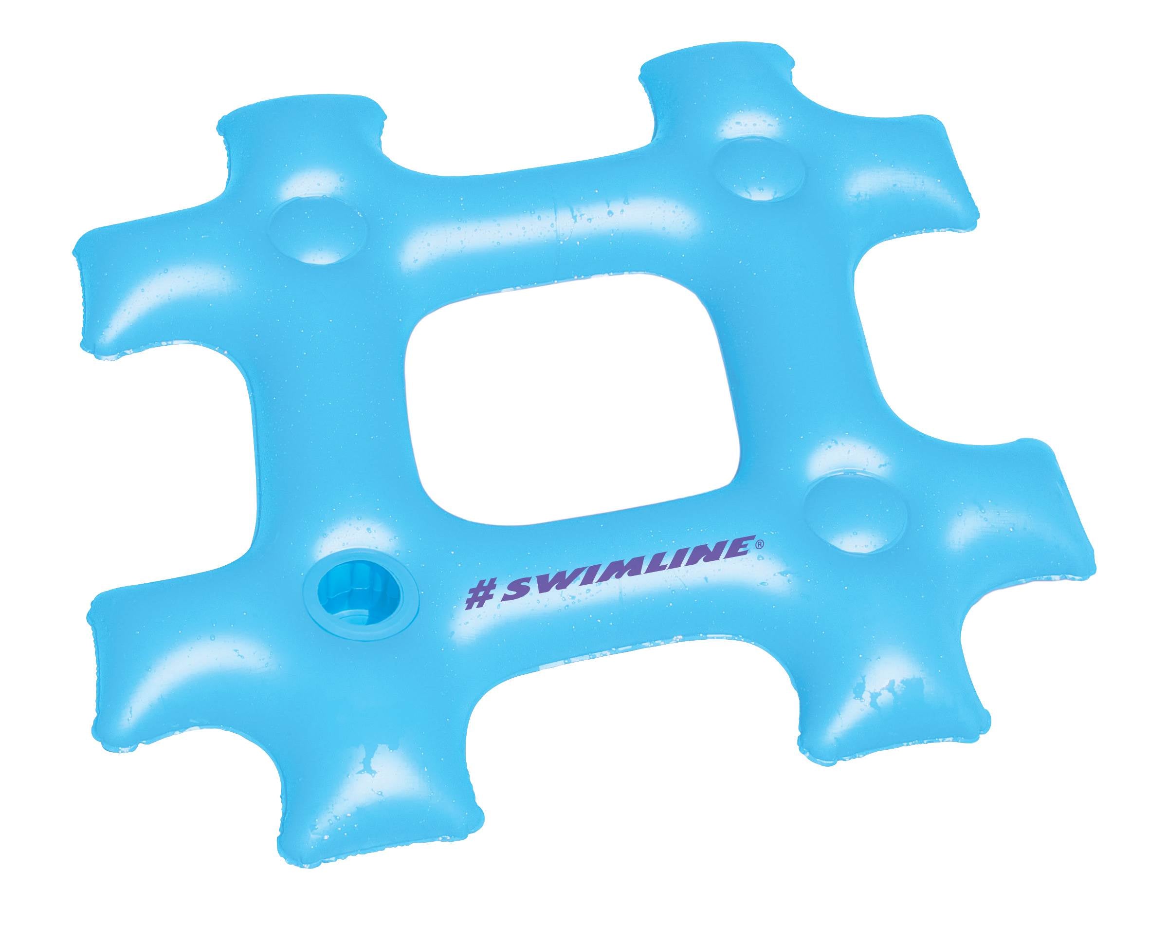 Swimline Inflatable Swimming Pool Trending Hashtag Float Tube Raft Toy (2 Pack)