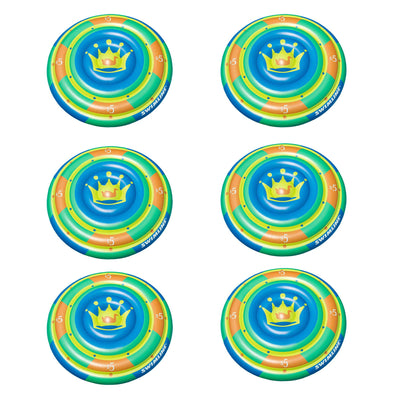 Swimline 60" Highroller Island Inflatable 2 Rider Swimming Pool Float (6 Pack)