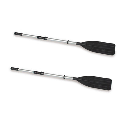 Intex Mariner 3-Person Inflatable River/Lake Dinghy Boat & Oars Set (2 Pack)