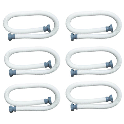 Intex 1.5" Diameter Accessory Pool Pump Replacement Hose (Open Box)(6 Pack)