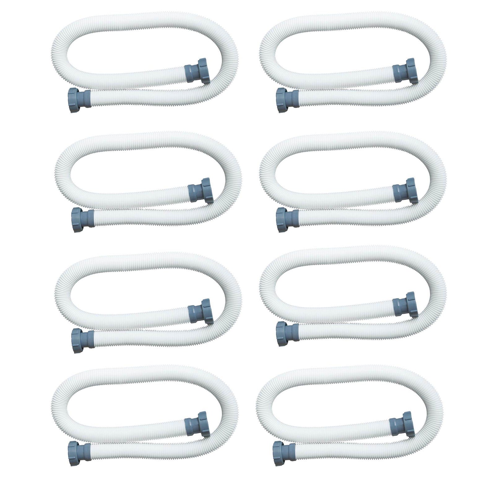 Intex 1.5 Inch Diameter Water Accessory Pool Pump Replacement Hose (8 Pack) - VMInnovations