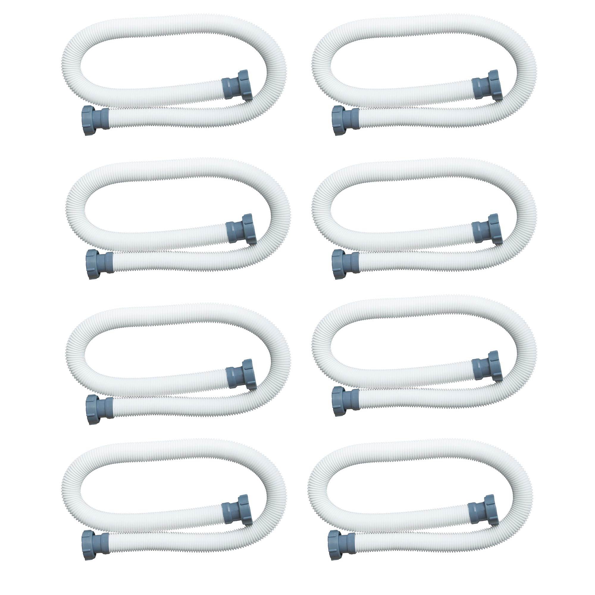 Intex 1.5 Inch Diameter Water Accessory Pool Pump Replacement Hose (8 Pack) - VMInnovations