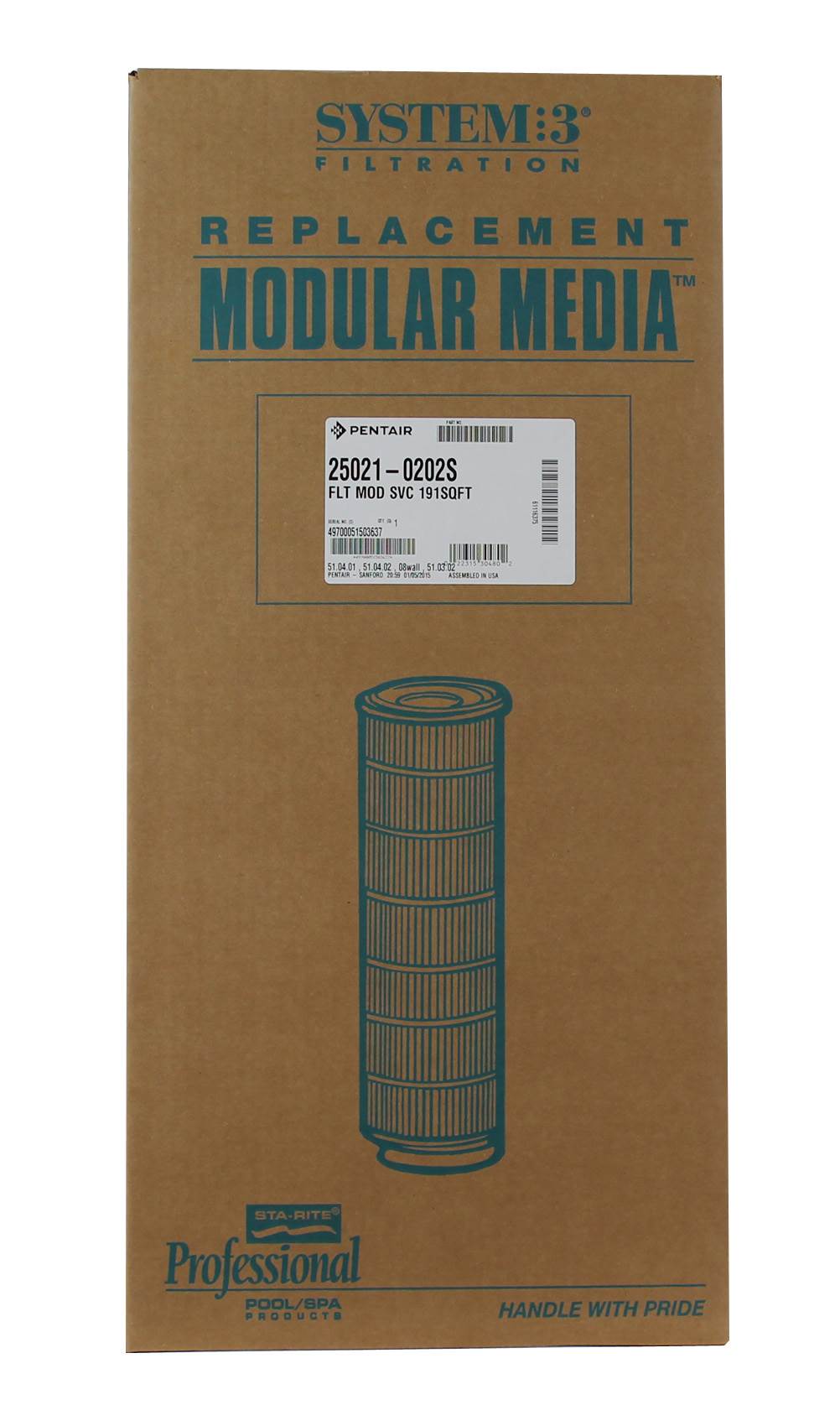 Sta-Rite System 3 Small Inner Pool Replacement Filter for S8M150  (6 Pack)